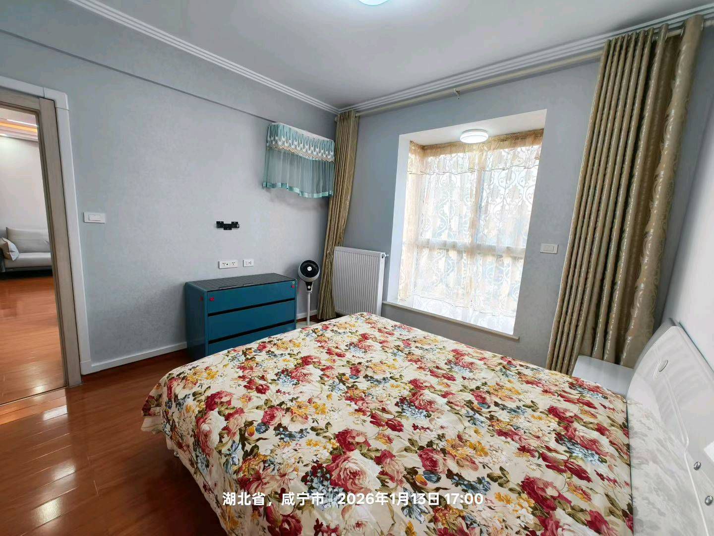 银河花园城·精装修两室·带暖气·带露台租1800/月·非常温馨整洁