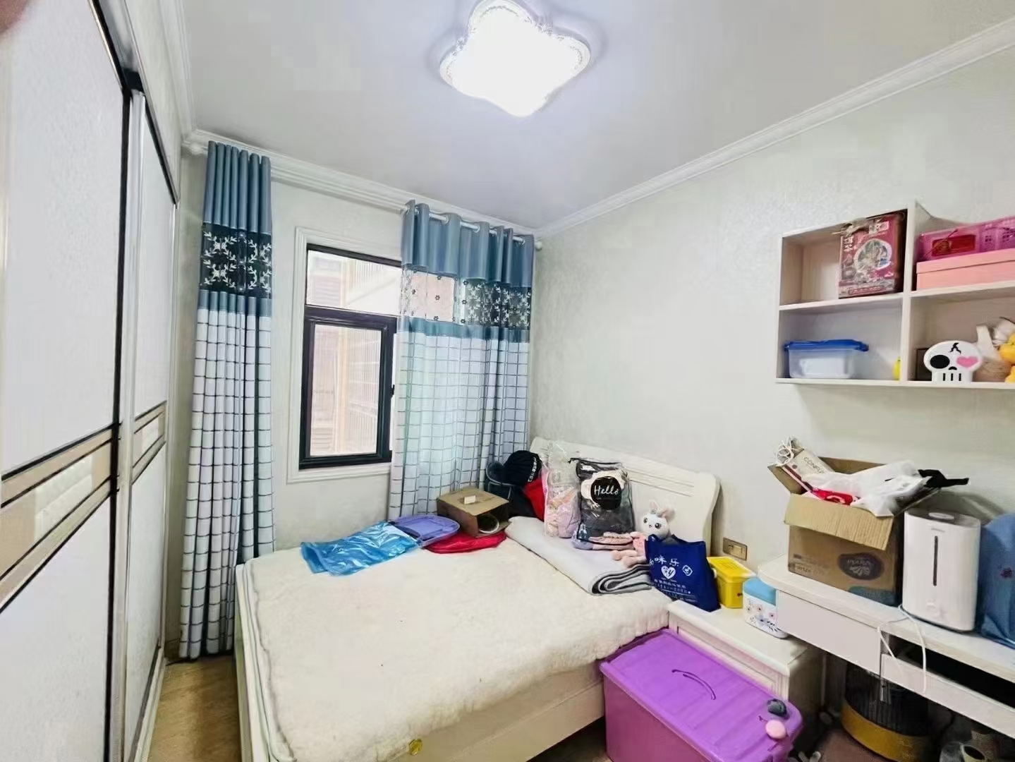 博园澜郡，自住，精装修保养好，朝南大阳台现一口价54万！