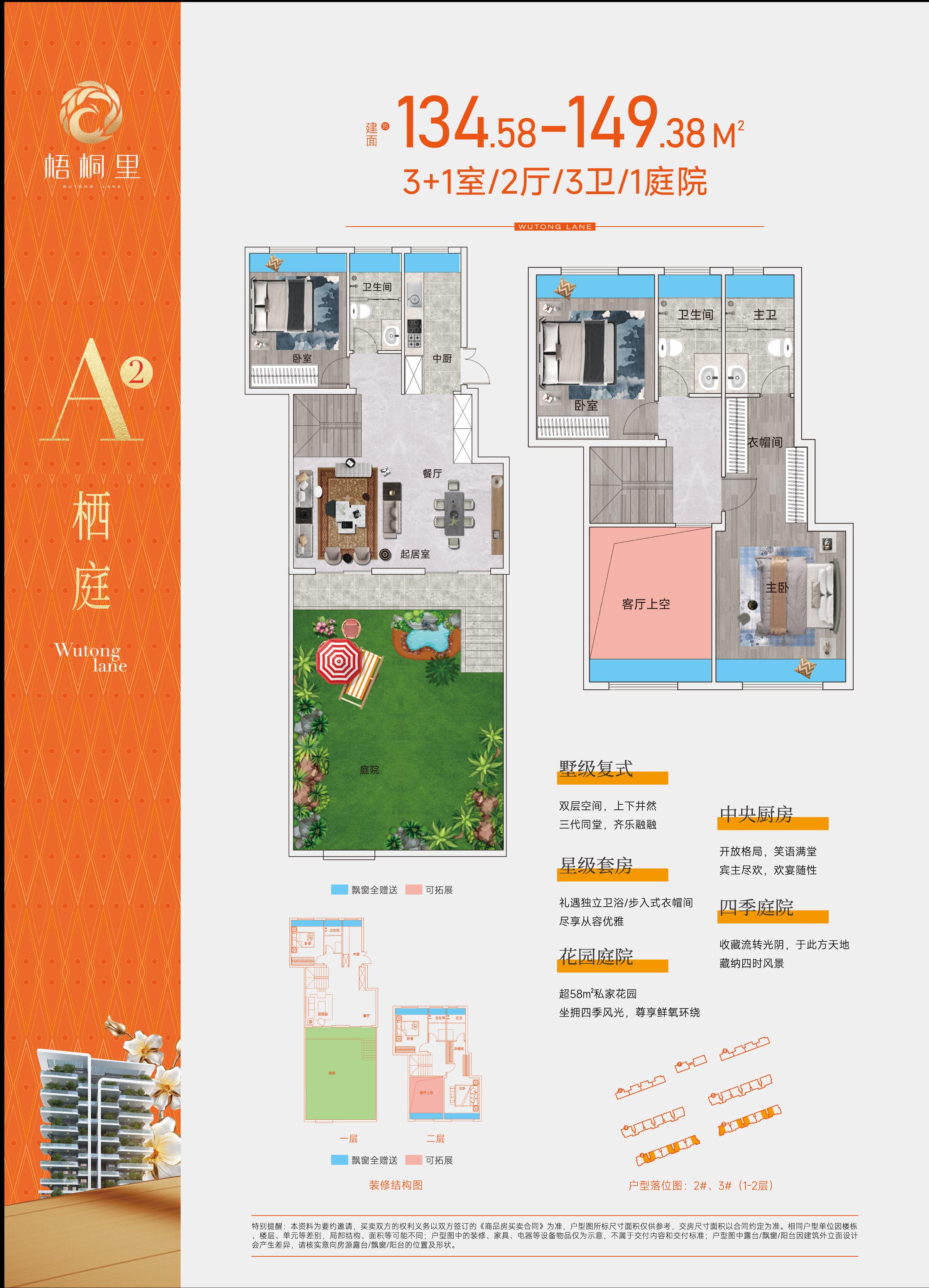 城发·梧桐里A2栖庭户型图