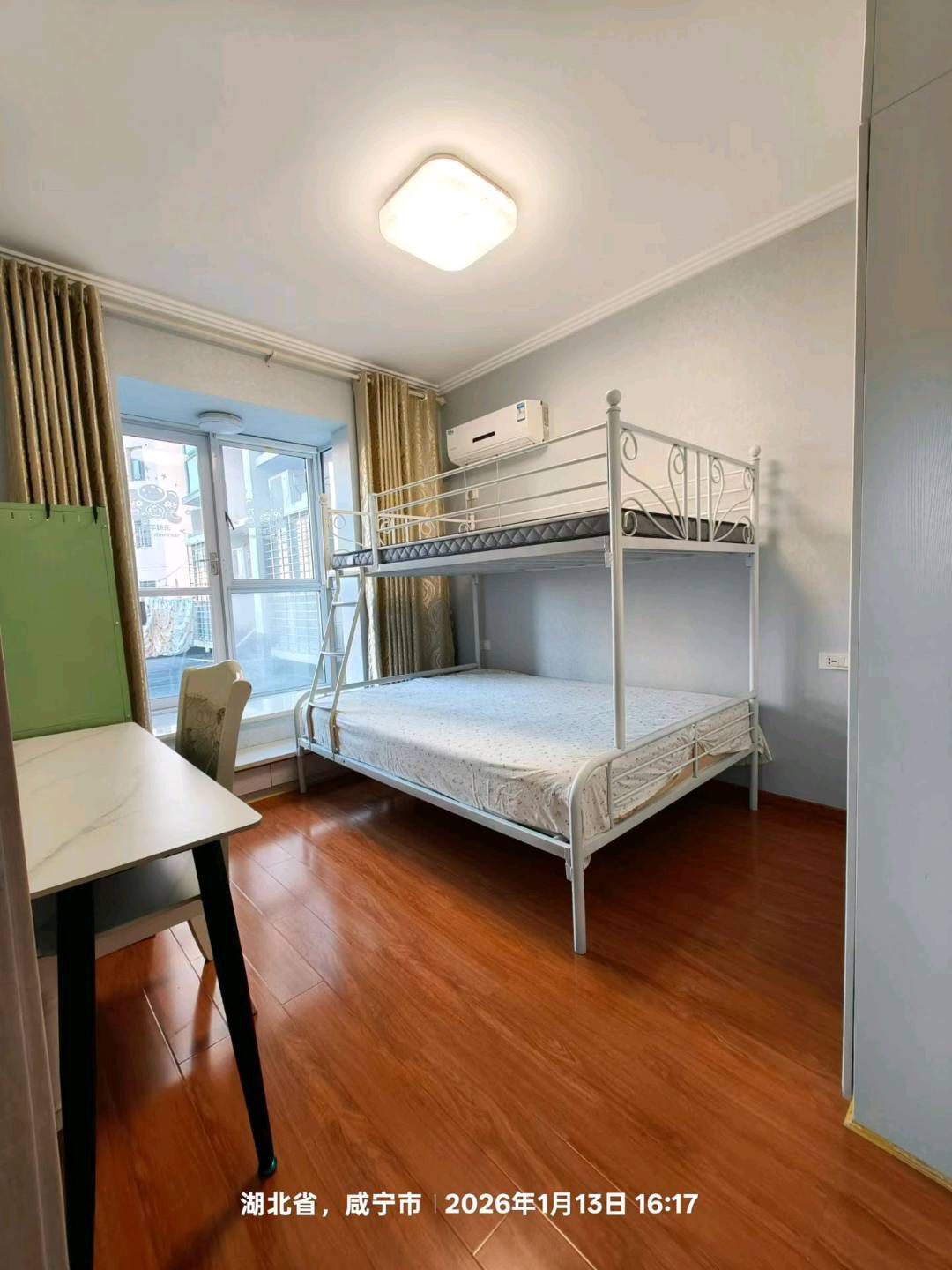 银河花园城·精装修两室·带暖气·带露台租1800/月·非常温馨整洁