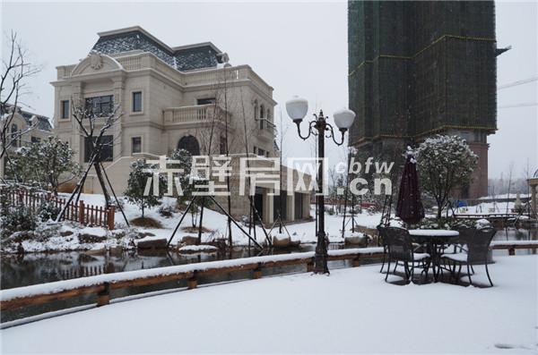 赤壁·印象(三号公馆)雪景图