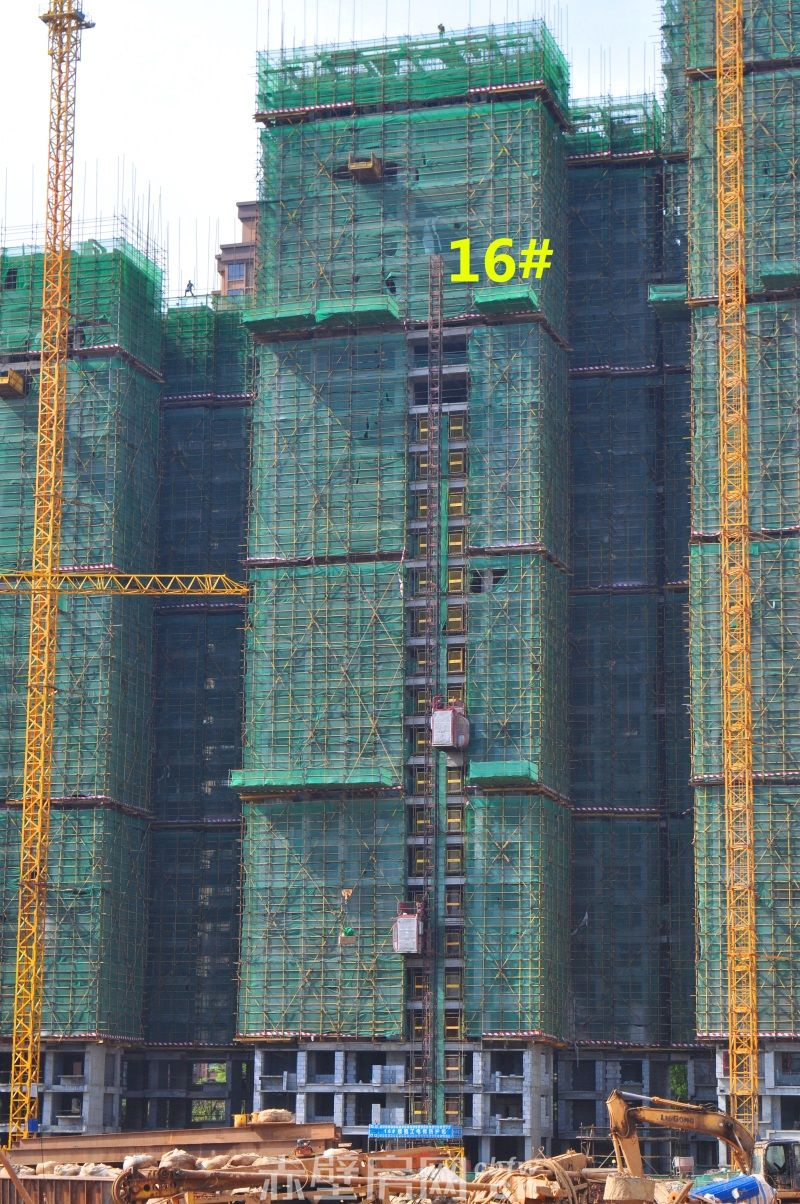 16#楼已建至第27层 4月26日