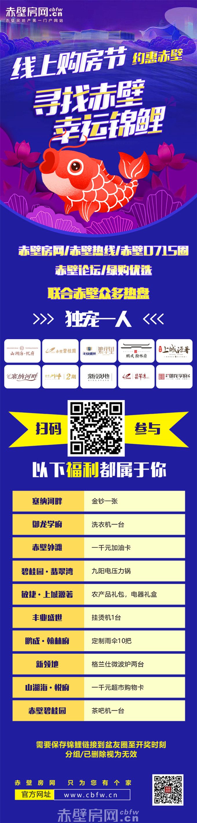 寻找购房节“幸运锦鲤” 万元大奖宠一人