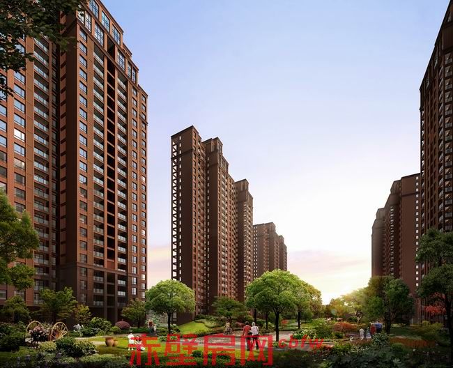 博園·瀾郡小區(qū)內(nèi)景效果圖