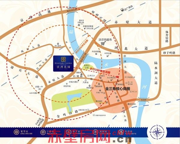 濱河花園區(qū)位圖