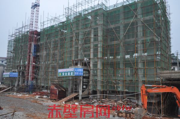 E號(hào)樓已建至第6層