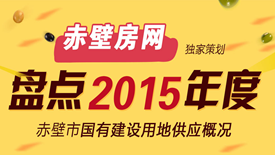 盘点2015年度赤壁市国有建设用地供应状况