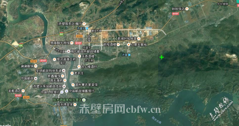 卫星地图上的赤壁 ——33平方公里乐土