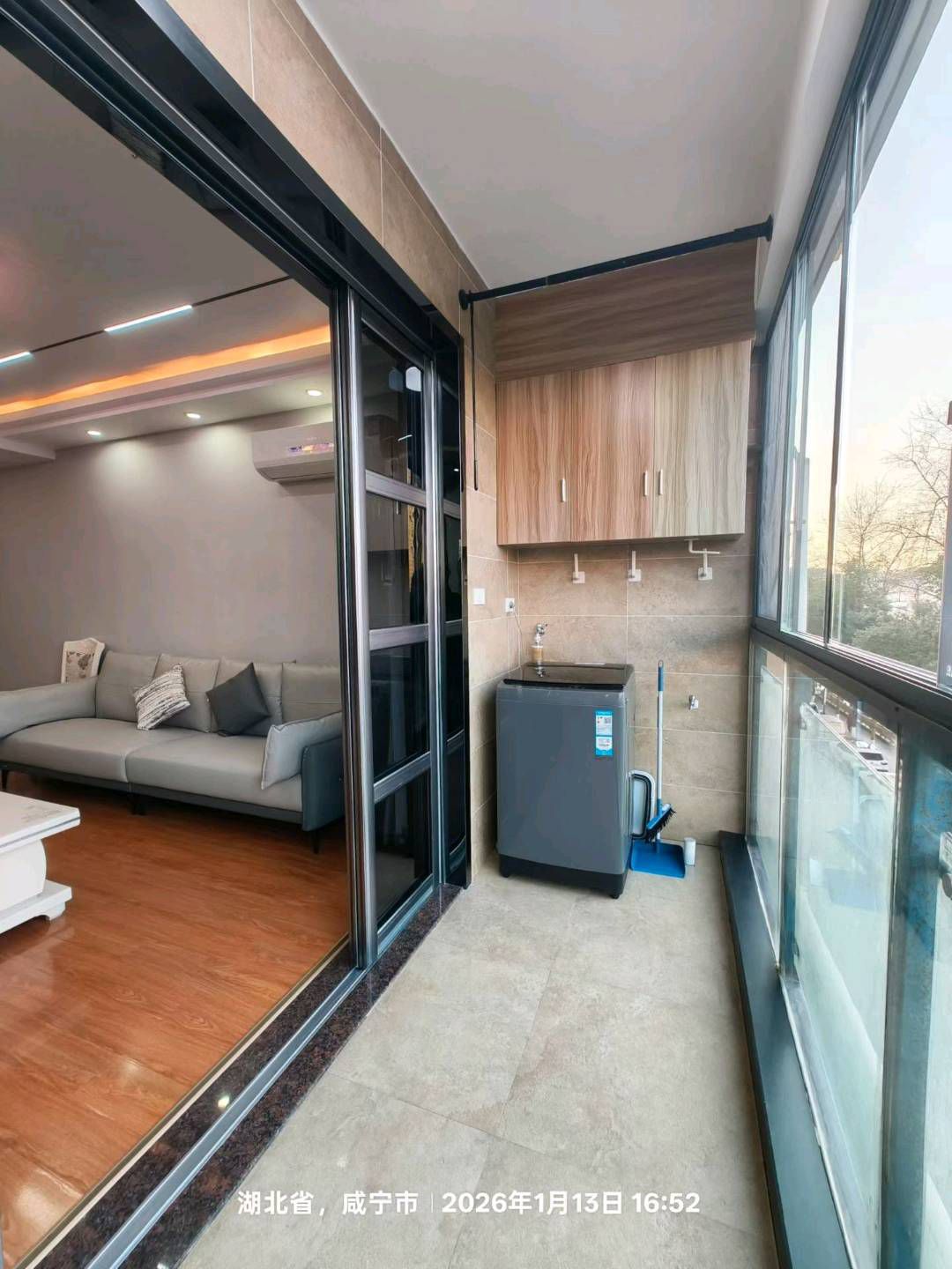 银河花园城·精装修两室·带暖气·带露台租1800/月·非常温馨整洁